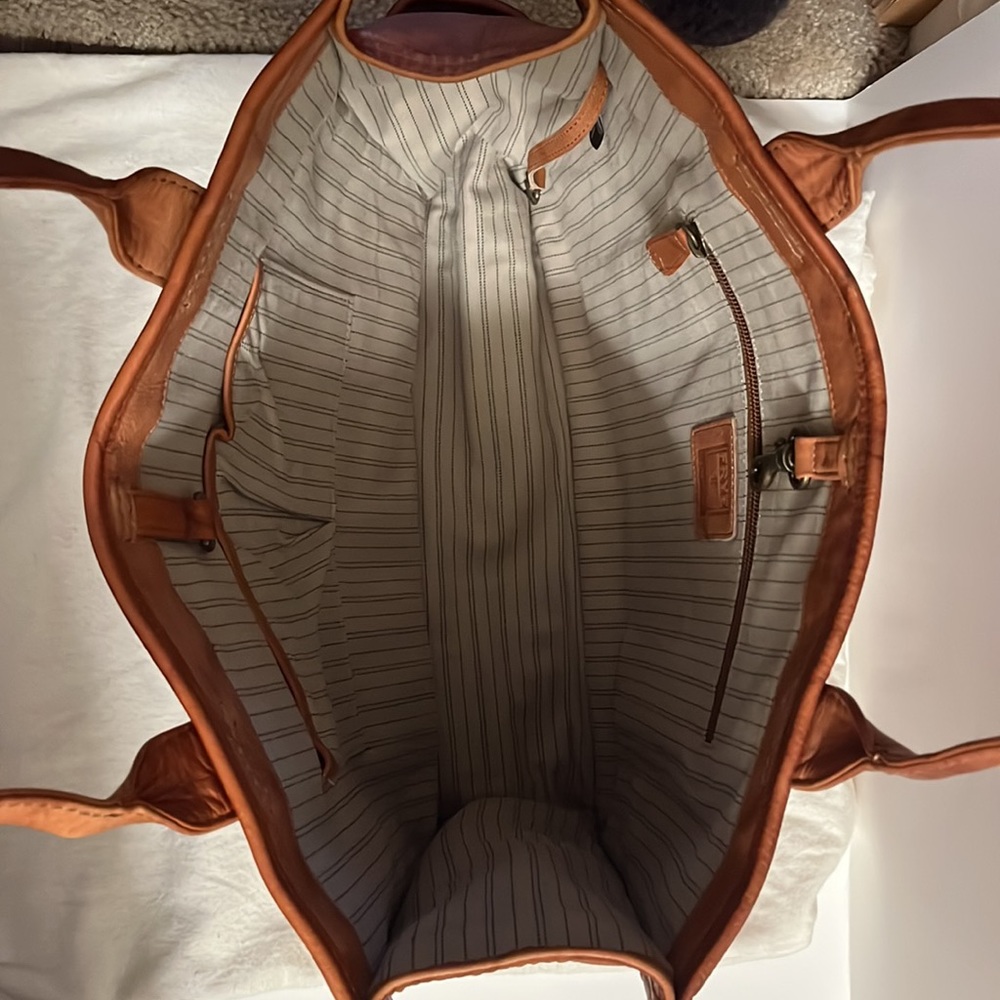 FRYE Brown Leather Purse - Picture 2 of 3